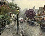 Thomas Kinkade Jackson Street, Cape May painting